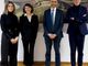 In foto il direttore generale Giovanni Gorgoni con i rappresentanti della Fondazione Astigiana per la Salute del Territorio: Luisa Amalberto, Federica Quinto, Vincenzo Sorisio