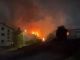Le immagini del tragico incendio diffuse sui social