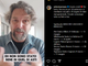 Uno screenshot tratto dal video postato su Instagram dall'artista ligure