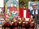 Il Carroccio del Palio di Asti e, nel riquadro in alto a destra, l'On. Coppo