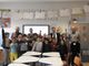 Nelle foto, gli studenti della 3^B della scuola Galileo Ferraris con l’Amministratore Delegato Asp Cimino, il Dirigente Masino e l’assessore Giacomini