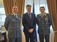 Il prefetto Ventrice con alla sua destra il generale Avitabile e alla sua sinistra il colonnello Garaglio