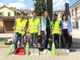 Alcuni volontari con Anna Macchia e Altea Carrino