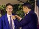 Christian Greco (a sinistra nell'immagine) e Alberto Bazzano