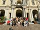 Foto di gruppo, al Santuario di Crea