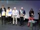 Un momento della cerimonia di premiazione