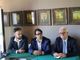 Un momento della presentazione con, da sinistra a destra: Alessandro Tarricone, Gianluca Tordi e il professor Giorgio Calabrese Un momento della presentazione con, da sinistra a destra: Alessandro Tarricone, Gianluca Tordi e il professor Giorgio Calabrese