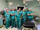 il dottor Maurizio Di Serio con l’equipe della Ginecologia e del Blocco operatorio