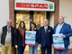 Nella foto il lancio della campagna con, da sinistra: Giorgio Guasco (presidente onorario Despar Nord Ovest - Gruppo 3A), Federica Quinto (vice presidente Fondazione Astigiana per la Salute del Territorio), Luisa Amalberto (presidente Fondazione Astigiana per la Salute del Territorio), Ezio Mosso (direttore Fondazione Astigiana per la Salute del Territorio),  Gianluca Bortolozzo (presidente Despar Nord Ovest- Gruppo 3A).
