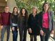 Nell'immagine, da sinistra a destra: Luciano Soverino, Elisa Scarpinato, Laura Goria, Giancarla Aimasso e il sindaco Anna Macchia