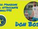 Il banner che annuncia l'arrivo dell'attaccante