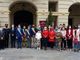 Alcuni momenti dell'inaugurazione della mostra