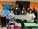 Midori Kondo con alcuni studenti del corso