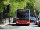 Un autobus operativo sulla linea 7