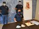 Agenti con lo stupefacente posto sotto sequestro