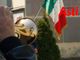 Immagine simbolica del 25 Aprile con il tricolore. Ad Asti Immagine simbolica del 25 Aprile con il tricolore. Ad Asti