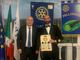 Il presidente Zaio (a sinistra) con il colonnello Sgueglia