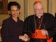 Il cardinal Sodano con Condoleeza Rice nel 2005