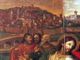 Dipinto &quot;Cristo e gli Apostoli sulla riva del Borbore&quot;, che offre una visione dell'antica Asti