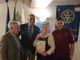 Nella immagine, da sinistra: Giuliano Noè, il presidente Hicham Barida, la titolare del “Ristorantino ‘n Cà ’d Bausan” Giuliana Noè con il suo fidanzato e chef del locale Roberto Bazzano