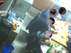 Un momento di una riunione di alcuni degli affiliati della presunta 'locale' ripreso una telecamera nascosta dai carabinieri