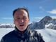 Alberto Cirio sulla neve