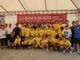I ragazzi che hanno partecipato al Campo Scuola  con i volontari astigiani ed il presidente della Sezione ANA di Asti