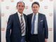 Massimo Cerruti con Giuseppe Conte