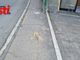Le condizioni in cui versa la pista ciclabile di viale Pilone