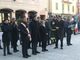 Alcune immagini che documentano la cerimonia svoltasi in mattinata