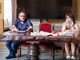 Il sindaco Cavallero ritratto con la sua vice Tanya Arconi