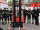Donazione carrello elevatore al Comando Vigili del Fuoco di Asti