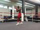 Etinosa Oliha ritratto durante un allenamento