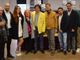 Alcuni attori con il sindaco Dimitri Tasso