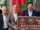 Vergellato (primo da destra) ritratto con il vicepresidente della Regione Piemonte Fabio Carosso (al centro) e l'assessore regionale all'Agricoltura Marco Protopapa in occasione di un evento