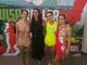 Le atlete astigiane con la loro allenatrice