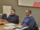L'assessore Luigi Giacomini ritratto nel corso dell'assemblea svoltasi a San Fedele