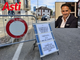 Nell'immagine (Merfephoto) uno dei varchi d'ingresso allestiti ieri in città. Nel riquadro, l'assessore Luigi Giacomini