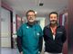 Giovanni Caire, direttore facente funzioni del Pronto Soccorso – Medicina e chirurgia d’accettazione e d’urgenza dell’Asl At con Massimo Rissone coordinatore infermieristico