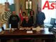 Foto d'insediamento, risalente al 2019, della giunta costigliolese. Laura Bianco, alla sinistra del sindaco, è l'unico assessore che ha mantenuto l'incarico