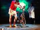 Una foto di scena di &quot;Pedalando verso il Paradiso, Un’operetta moderna”