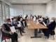 L'assessore Cotto e il dirigente Giolito con i rappresentanti dei Centri anziani del Comune di Asti