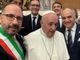 Un immagine della visita in Vaticano della giunta comunale di Asti