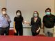 Nell’immagine del tavolo di lavoro, da sinistra: Giovanni Messori Ioli, Commissario ASL AT; Chiara Ercole, amministratore delegato Saclà; Laura Martincich, direttore struttura di Radiodiagnostica; Alessandro Bianchi, direttore struttura di Anestesia e Rianimazione