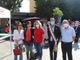 Due momenti della presentazione del nuovo gazebo ADMO