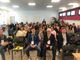 Il professor Calabrese e il direttore Furia ritratti con i partecipanti ad uno degli incontri