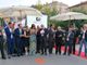 Foto di gruppo per vertici Pegaso e autorità al termine dell'evento di sabato in piazza Ferrero