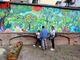 Il murale nel cortile (MerfePhoto)