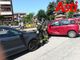 Immagini dell'incidente di via Ungaretti