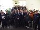 Il gruppo di Penne Nere ad Astiss con le autorità presenti all’incontro.